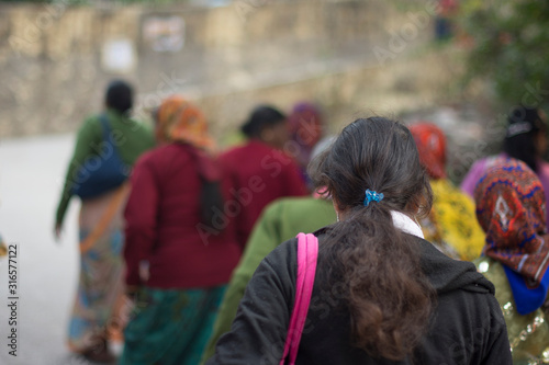 streets in rishikesh, india