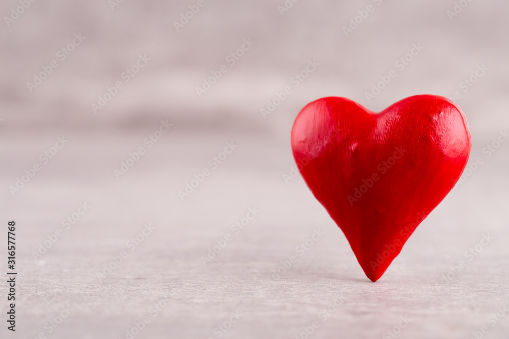 Red hearts on grey background. Valentines daz greeting cards. Red hearts on grey background. Valentines daz greeting cards.