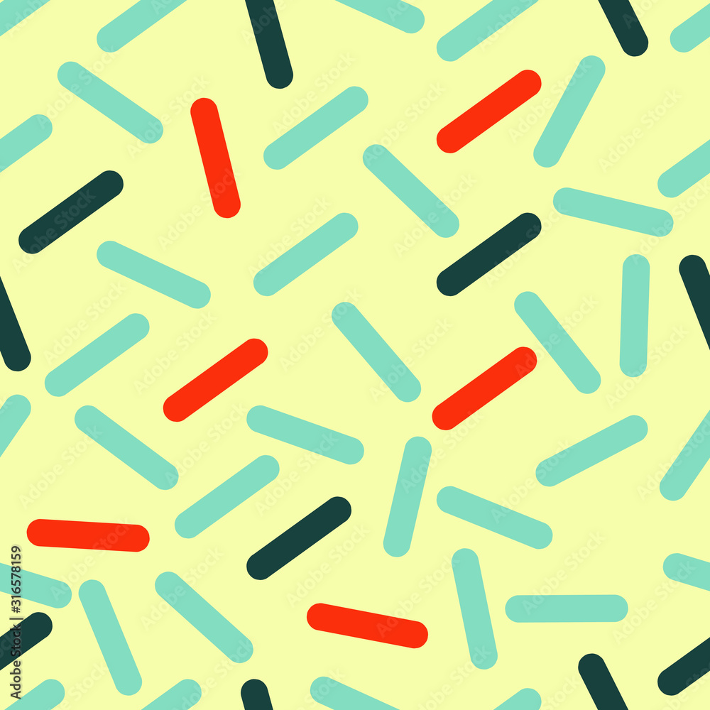 Hand drawn seamless pattern with short lines. Vector illustration with orange and blue lines. Background for wallpaper, fashion, children clothes, poster, cover, notebooks etc. Hand drawn seamless pattern with short lines. Vector illustration with orange and blue lines. Background for wallpaper, fashion, children clothes, poster, cover, notebooks etc.