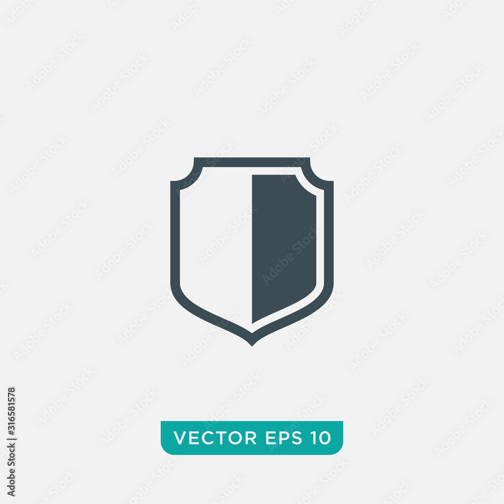 Shield Icon Design, Vector EPS10 Shield Icon Design, Vector EPS10