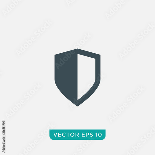 Shield Icon Design, Vector EPS10