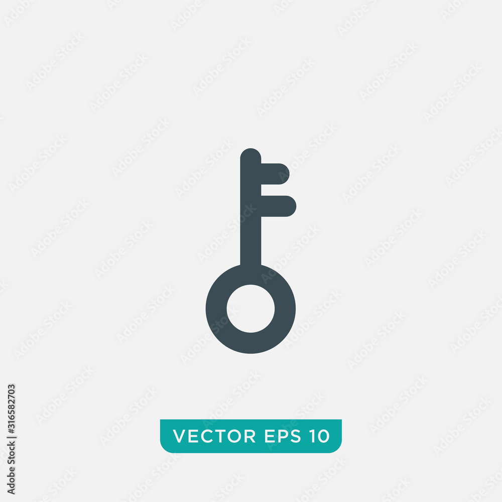 Key Icon Design, Vector EPS10 Key Icon Design, Vector EPS10