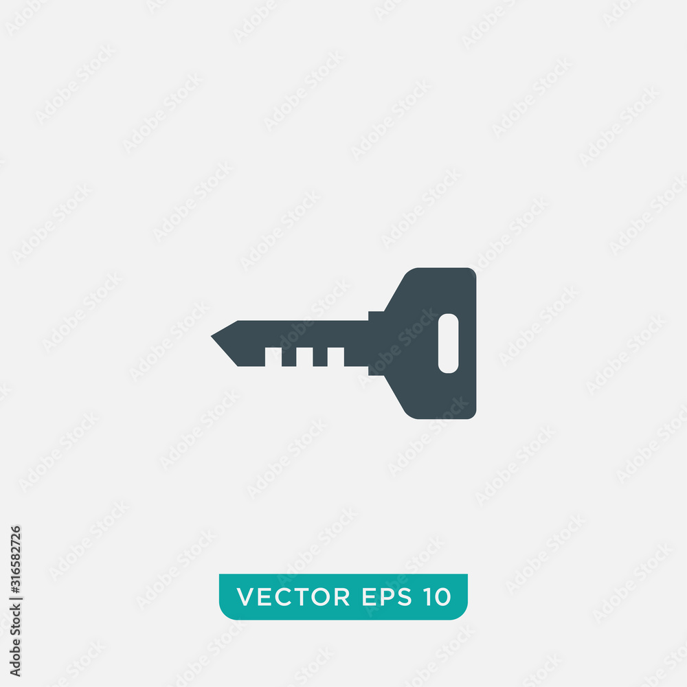 Key Icon Design, Vector EPS10 Key Icon Design, Vector EPS10