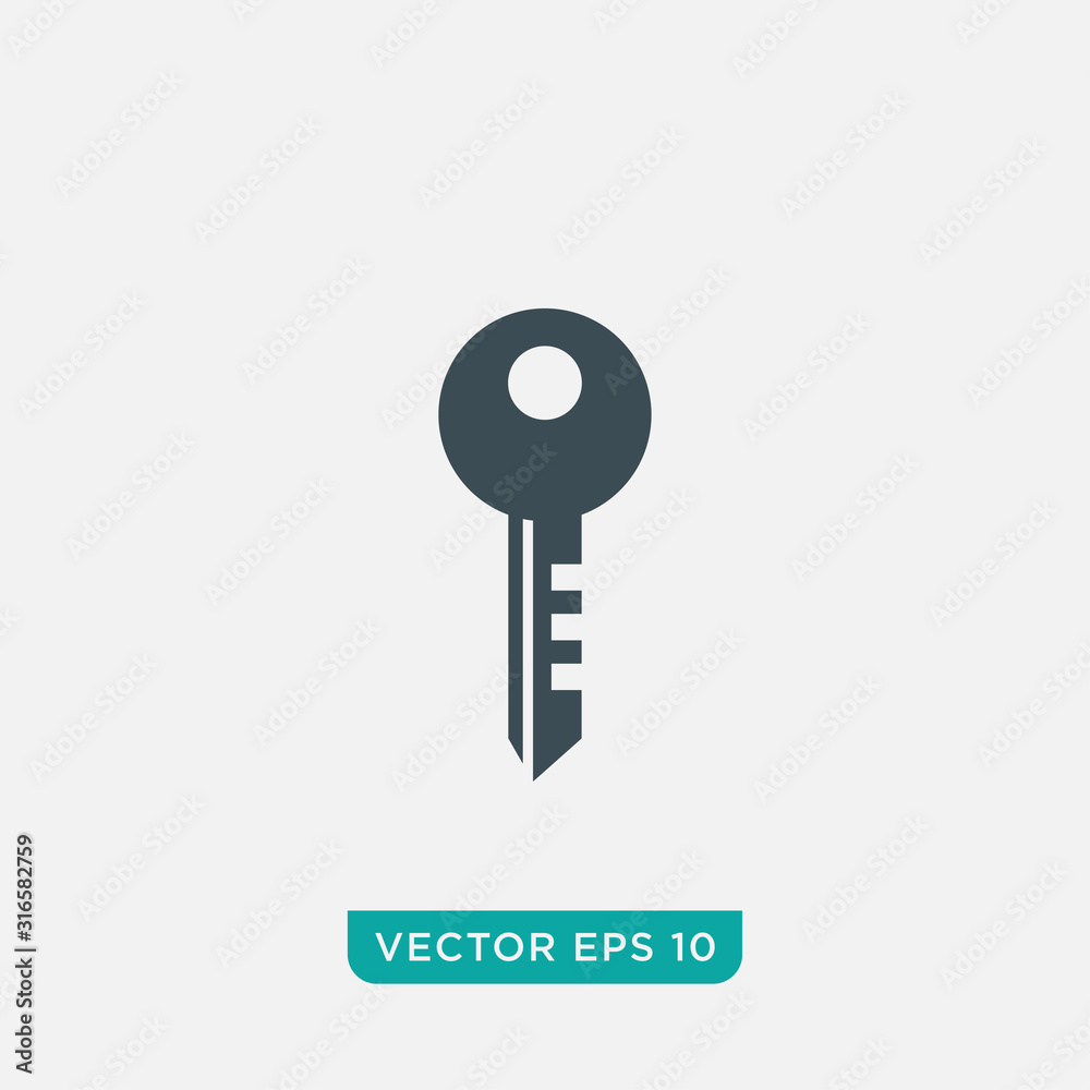 Key Icon Design, Vector EPS10 Key Icon Design, Vector EPS10