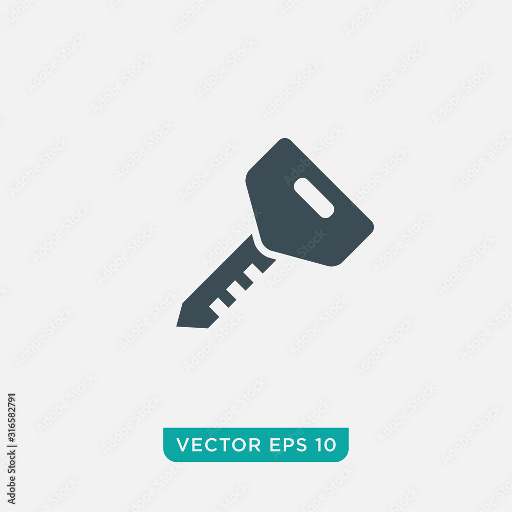 Key Icon Design, Vector EPS10 Key Icon Design, Vector EPS10