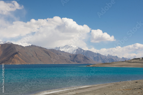 Pangong Tso lake in Ladakh, India