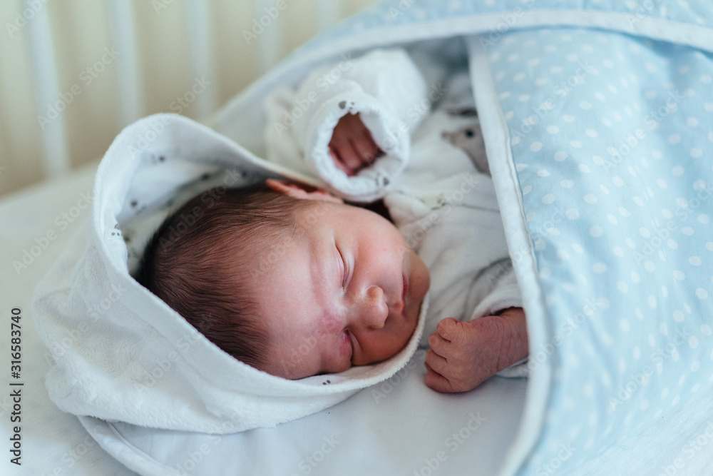 Authentic photography of a newborn with slightly lower birth weight. Authentic photography of a newborn with slightly lower birth weight.