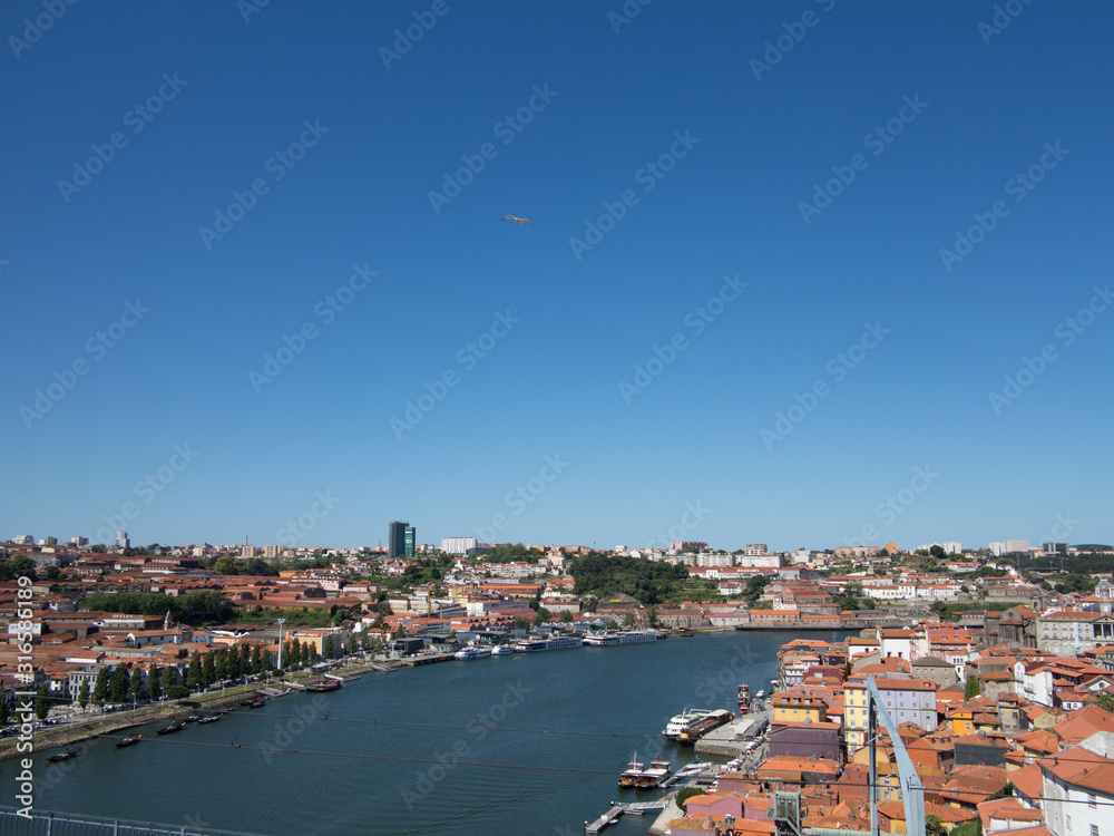 Douro River as seen from Muralha Fernandina