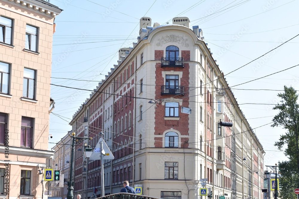 Old Iron Building Saint Petersburg