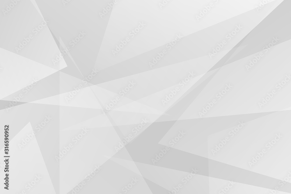 Fototapeta premium Abstract white and grey on light silver background modern design. Vector illustration EPS 10.