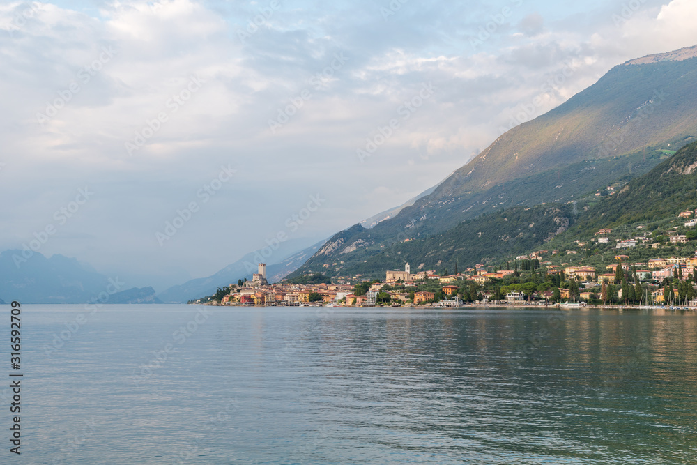 Urlaub in Malcesine am Ufer des Gardasee im schönen Italien