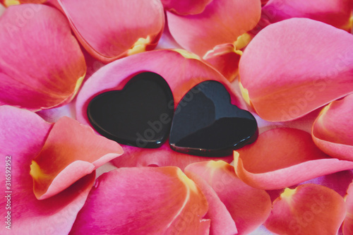 Hearts and Rose Petals
