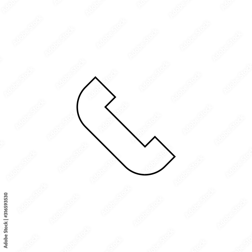 Call icon. Support service symbol. Logo design element Call icon. Support service symbol. Logo design element