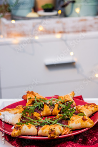 Canvas Print pizza gwiazda