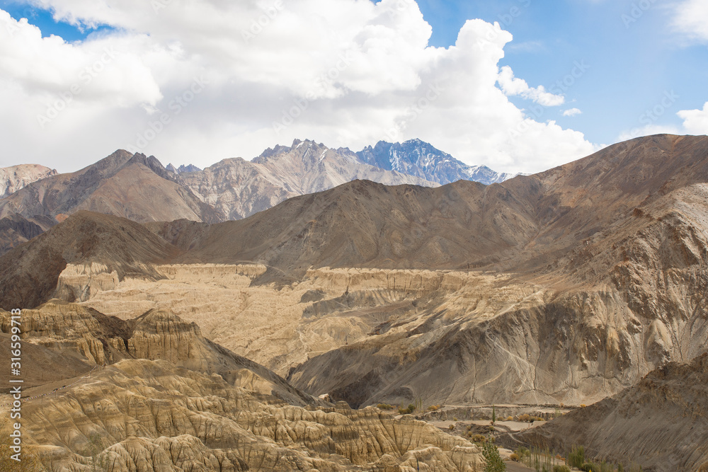 mountain landscape  in ladakh india