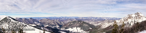 A panoramic view of Velky Rozsutec, Slovakia