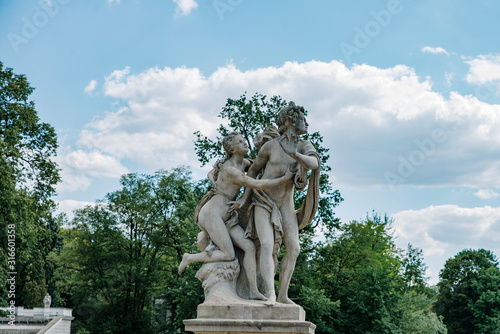 Royal Lazienki Park in Warsaw  sculpture  Poland