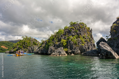 Rocks in the sea, Coron Palawan Philippines