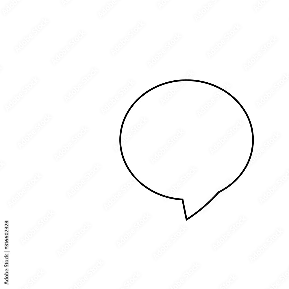 Chat icon. Comment button. Social media symbol. Logo design element Chat icon. Comment button. Social media symbol. Logo design element