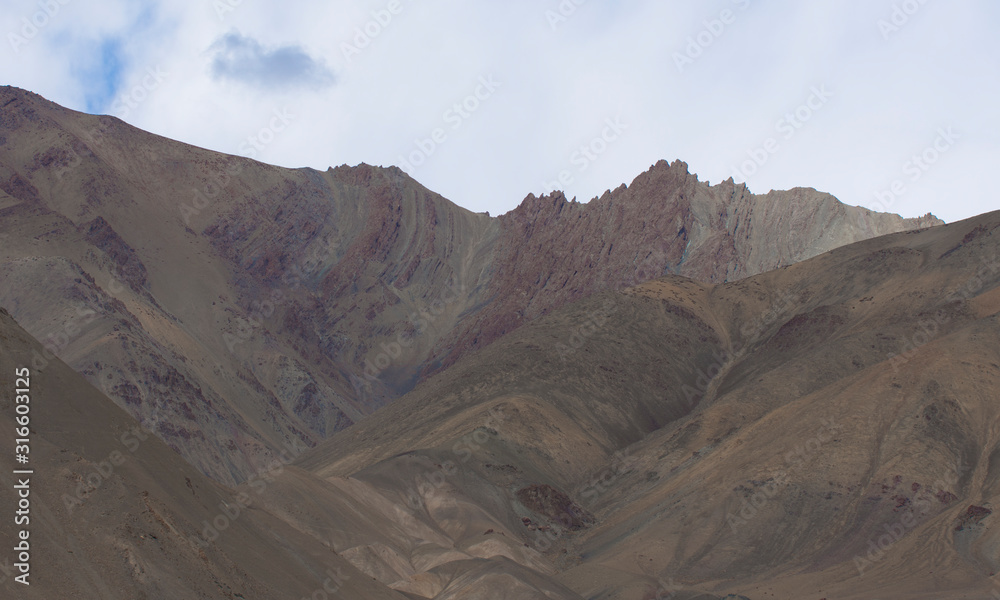 mountain landscape  in ladakh india