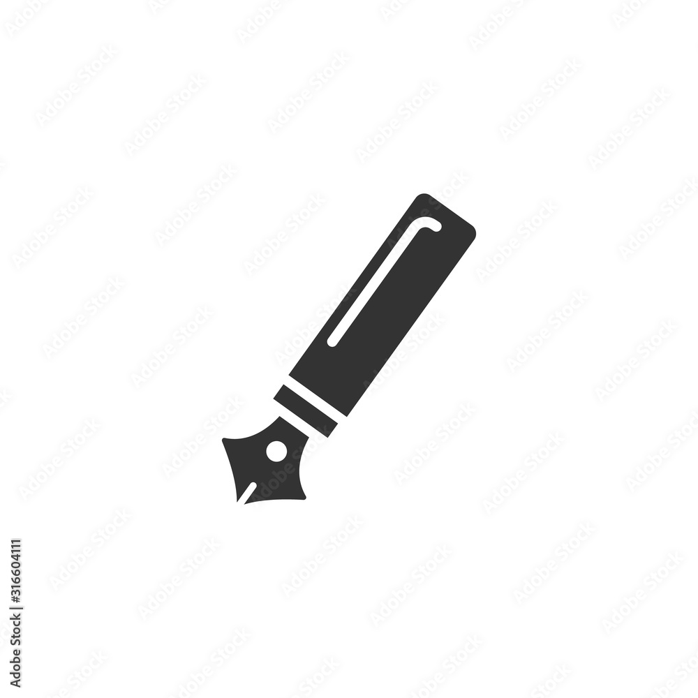 Pen, tool icon. Simple vector drawing tools icons for ui and ux, website or mobile application