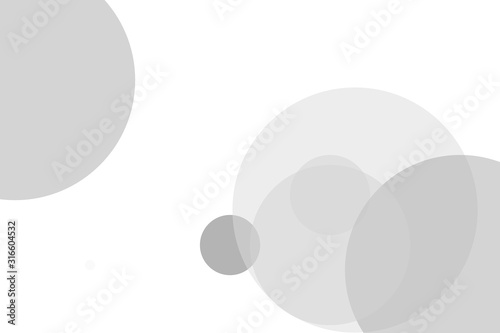 Abstract grey circles illustration background