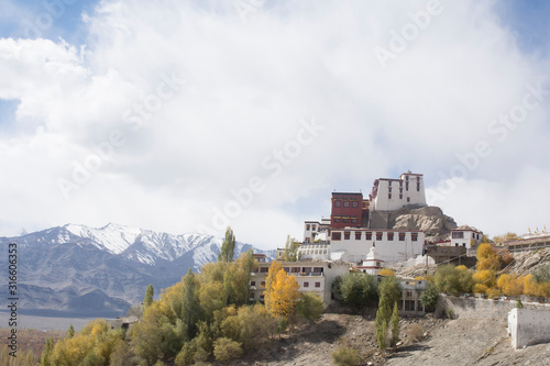 Obraz na plátně Tikshey monastery in Ladakh, India