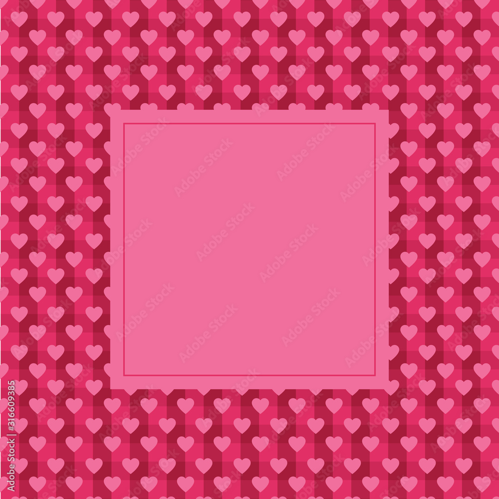 Pink heart background with empty place for text, greeting card for Valentine's day, wedding, mother's day, copy space Pink heart background with empty place for text, greeting card for Valentine's day, wedding, mother's day, copy space