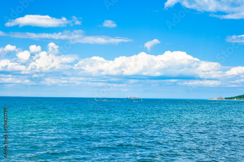 sea and blue sky