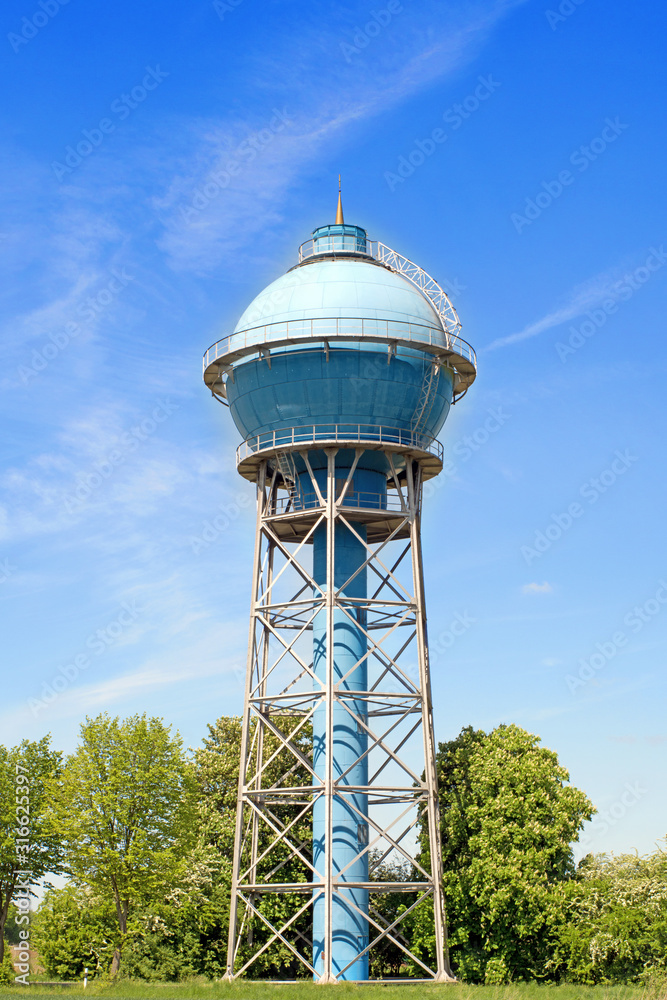 Wasserturm, Wahrzeichen, Ahlen, Westfalen, hochauflösende Aufnahme