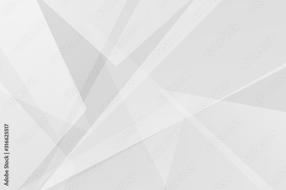Fototapeta premium Abstract white and grey on light silver background modern design. Vector illustration EPS 10.