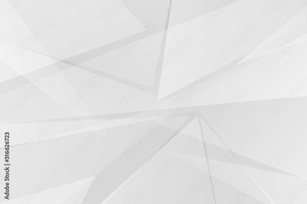 Obraz premium Abstract white and grey on light silver background modern design. Vector illustration EPS 10.