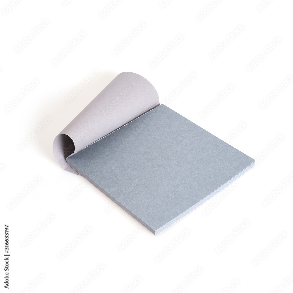 Kraft notebook isolated on white background Kraft notebook isolated on white background