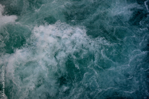 water power, waves crushing, cristal clear water. © Sofia ZA