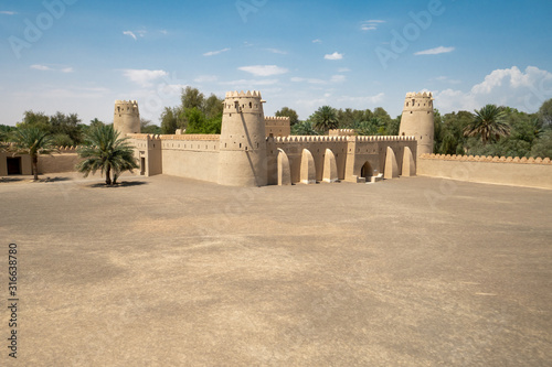 Al Jahili Fort in Al Ain in the Emirate of Abu Dhabi, UAE photo