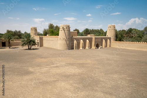 Al Jahili Fort in Al Ain in the Emirate of Abu Dhabi, UAE