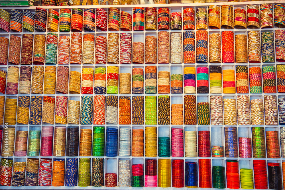 Colorful Indian bangles