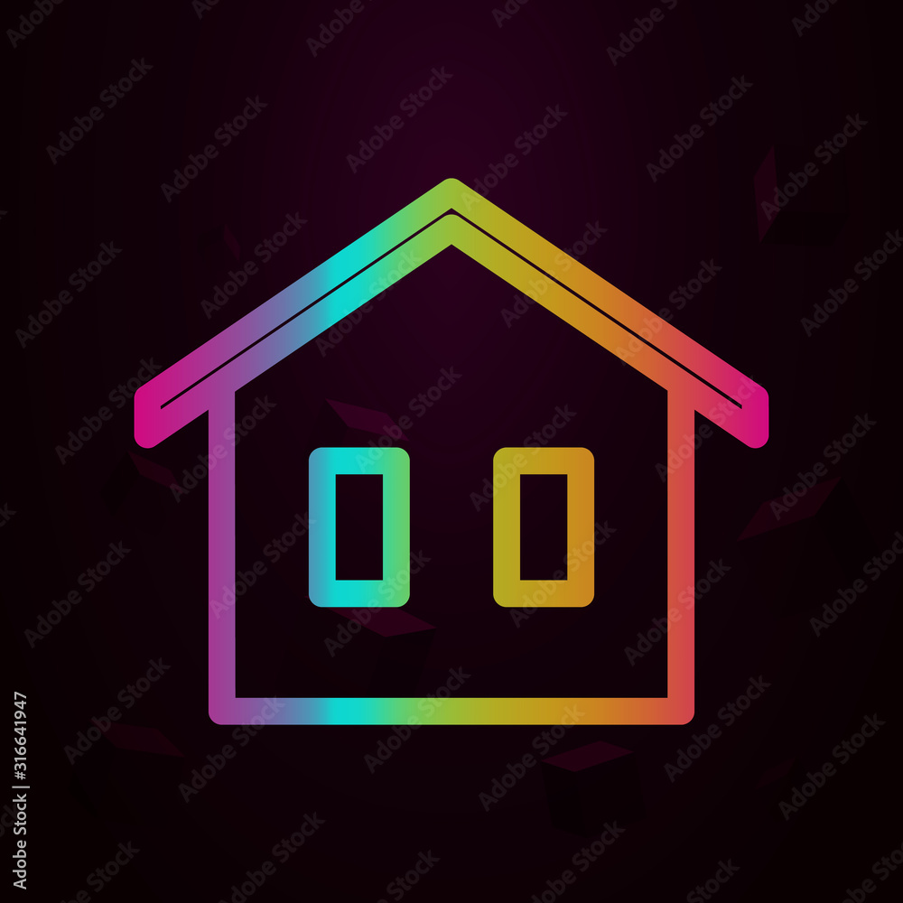 house nolan style icon. Simple thin line, outline vector of buildings icons for ui and ux, website or mobile application house nolan style icon. Simple thin line, outline vector of buildings icons for ui and ux, website or mobile application