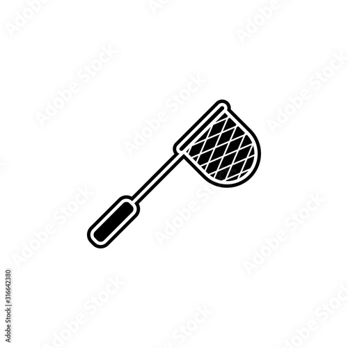 nettle icon. Simple glyph, flat vector of camping icons for ui and ux, website or mobile application