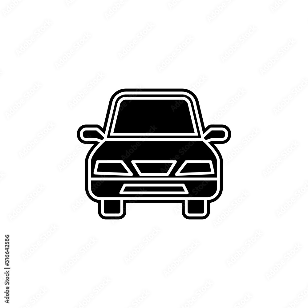 car icon. Simple glyph, flat vector of camping icons for ui and ux, website or mobile application car icon. Simple glyph, flat vector of camping icons for ui and ux, website or mobile application