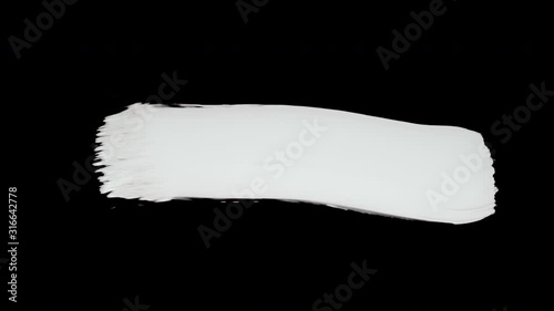 Paint Brush Titles Background 6 shots with Alpha Channel