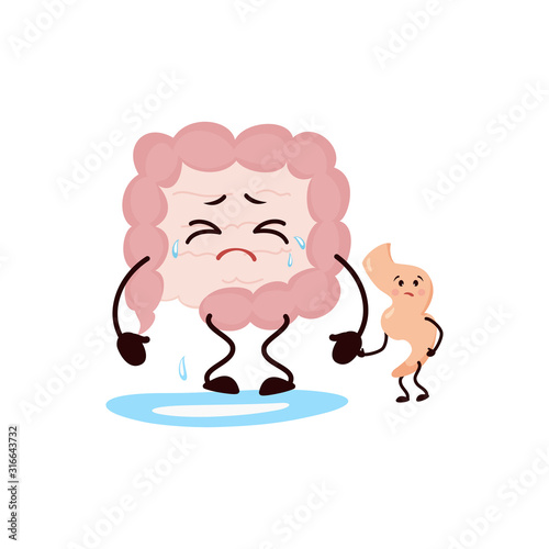 Cartoon character intestines.