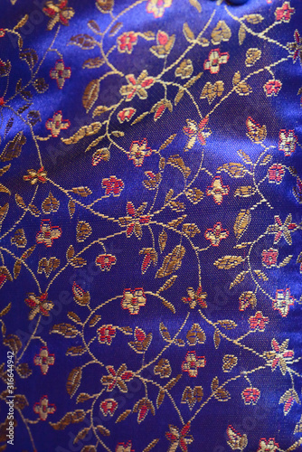 chinese floral pattern fabric