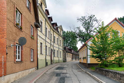 Typical homes in rural Latvia