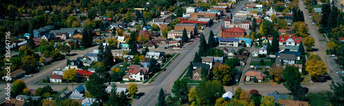 Aerial view of Ouray Colorado Main Street photo