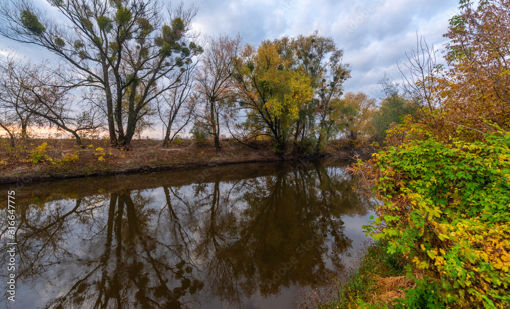 Landscape in a leisure park in the city of Lutsk.. Landscape in a leisure park in the city of Lutsk..