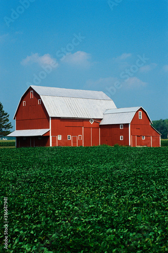 Fotografia This is a Midwest farm