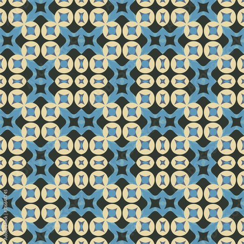 Art Deco Pattern Of Geometric Elements. abstract seamles patterns with unique color combinations. Vector Illustration. Design For Printing  Presentation  Textile Industry