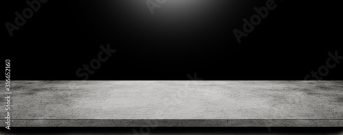 Plaster concrete shelf table grunge texture background for use display product.