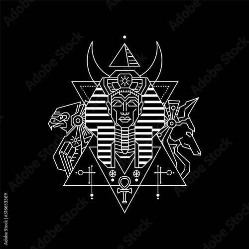 Gods Egypt Geometry Line Style